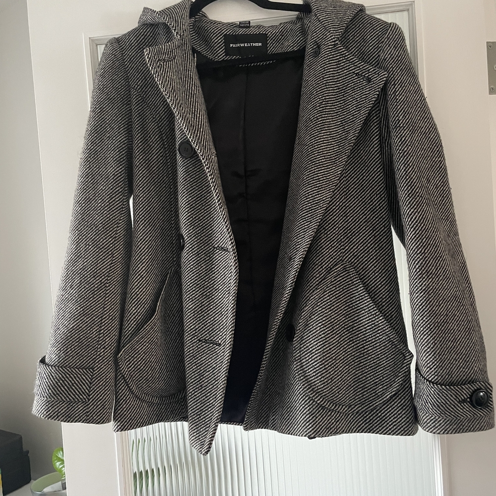 Double Breasted Gray Jacket - Picture 2 of 5
